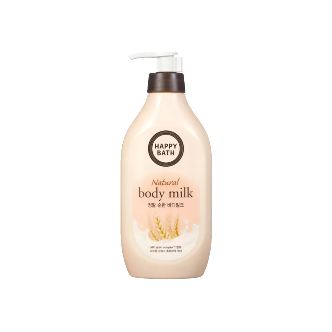 Happy Bath Natural Body Milk - Rice Extract 450 ml