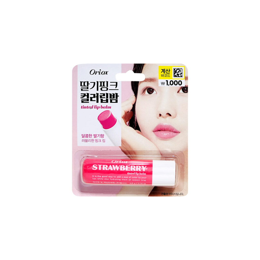 Oriox Color Lip Balm 4.8g - STRAWBERRY