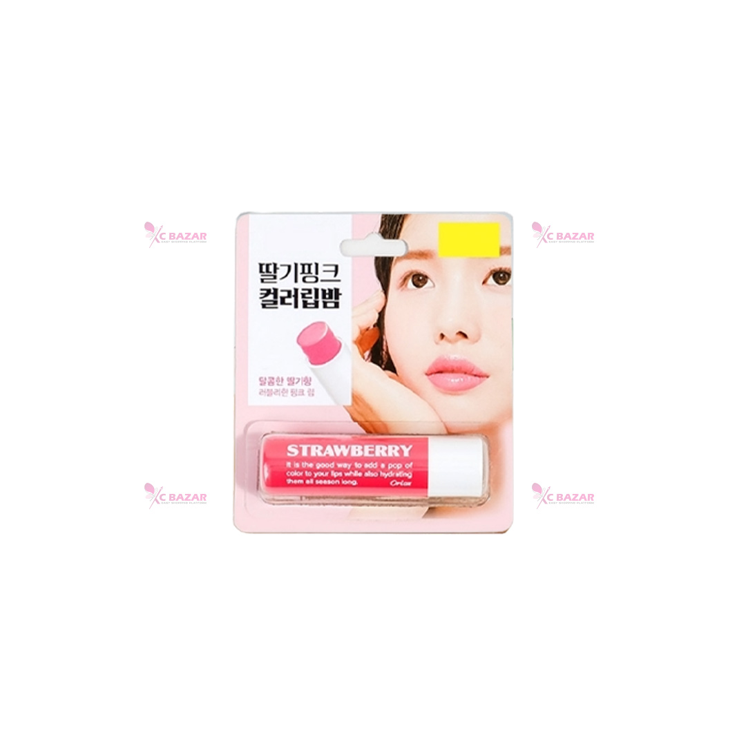 Oriox Color Lip Balm 4.8g - STRAWBERRY