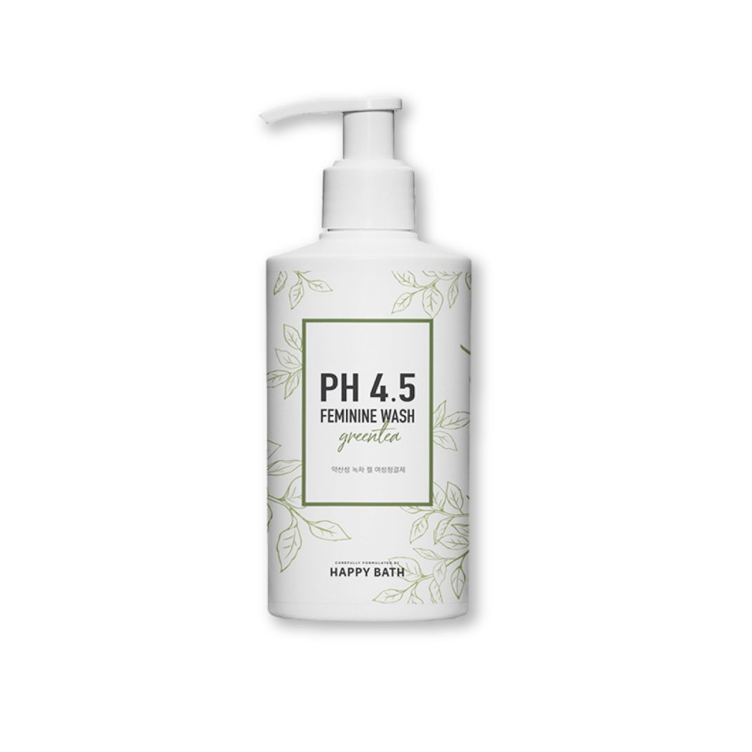 Happy Bath PH 4.5 Feminine Wash Greentea 250 g