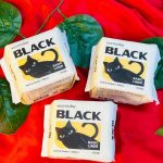 Secretday Black Sanitary Pads Basic Liner 20pcs