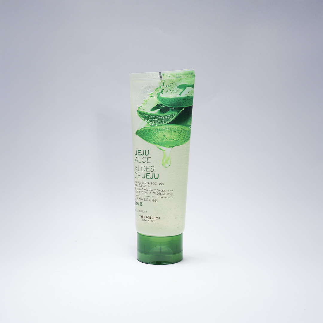 The Face Shop Jeju Aloe Fresh Soothing Foam Cleanser 150 ml