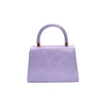 Made in Korea Mini Crocodile Pattern Women Handbag + ( Lavender Colour )