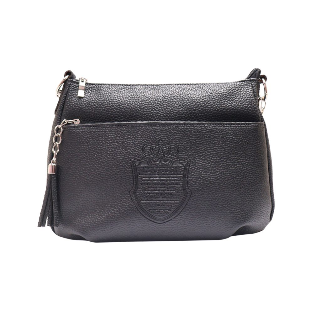 Made in Korea Premium Women Casual Shoulder Bag With Adjustable Strap + ( Black Colour )