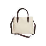 Made in Korea Premium Women White Office Handbag + ( Off - White Colour )