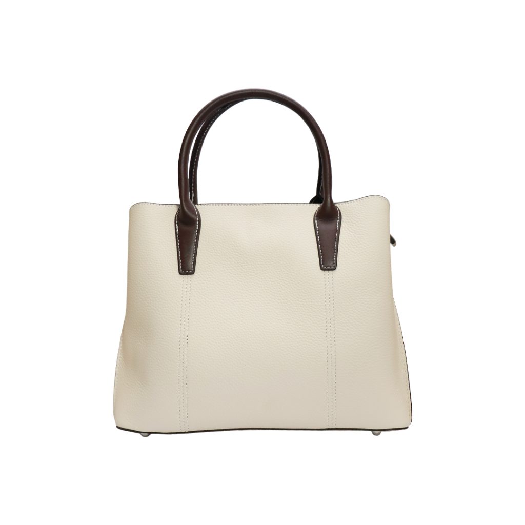 Made in Korea Premium Women White Office Handbag + ( Off - White Colour )