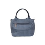 Made in Korea Women Quilted Handbag With Adjustable Shoulder Strap + ( Navy Blue Colour )