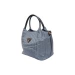 Made in Korea Women Quilted Handbag With Adjustable Shoulder Strap + ( Navy Blue Colour )