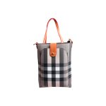 Women Check Pattern Shoulder Tote Bag With Mini Pouch +( Black & white Colour ) - Image 5