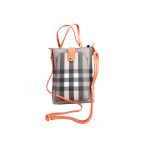 Women Check Pattern Shoulder Tote Bag With Mini Pouch +( Black & white Colour ) - Image 7